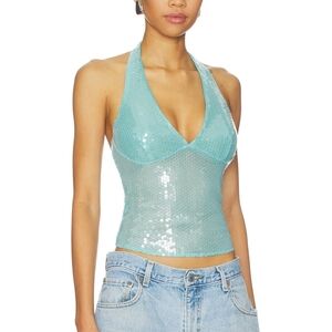 Free People Dance Til Dawn Halter NWT Size M